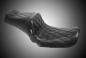 Preview: LePera, TailWhip 2-Personen-Sitzbank. Double Diamond, schwarz
